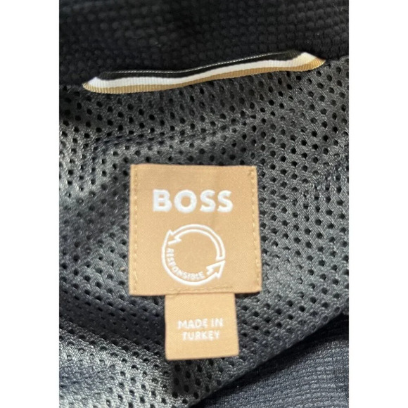 BOSS Hugo Boss Jekari Blazer Jacket 8 Navy Blue - Picture 8 of 11